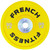 French Fitness Competition Urethane Bumper Plate 260 lb Colored