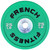 French Fitness Competition Urethane Bumper Plate 300 lb Colored
