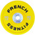 French Fitness Competition Urethane Bumper Plate 340 lb Colored