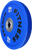 French Fitness Competition Urethane Bumper Plate 45 lb Colored (Blue)