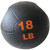 French Fitness Dual Grip Medicine Ball w/Handles 18 lb