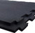 French Fitness 24" x 24" Rubber Gym Interlocking Tiles w/Edge, Middle, Corner Pieces
