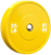 French Fitness Olympic Colored Bumper Plate 35 lbs - Blank
