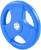 French Fitness Colored Rubber Grip Olympic Plate Set 100 lbs