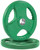 French Fitness Colored Rubber Grip Olympic Plate Set 100 lbs