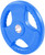 French Fitness Colored Rubber Grip Olympic Plate Set 140 lbs