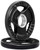French Fitness Rubber Grip Olympic Weight Plate Set 120 lbs