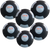 French Fitness Rubber Medicine Ball Set of 6 (6 to 20 lbs)