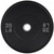 French Fitness Olympic Black Bumper Plate Set 340 lbs - Blank