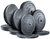 French Fitness Olympic Bumper Plate Set 260 lbs - Crumb Rubber