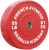 French Fitness Olympic Colored Bumper Plate 55 lbs