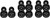 French Fitness Urethane Round Pro Style Dumbbell Set, 55-75 lbs