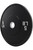 French Fitness Olympic Black Bumper Plate 5 lbs - Blank