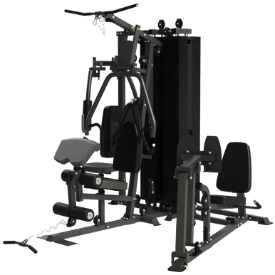 French Fitness X8 XL Multi Station Gym System - Black - French Fitness
