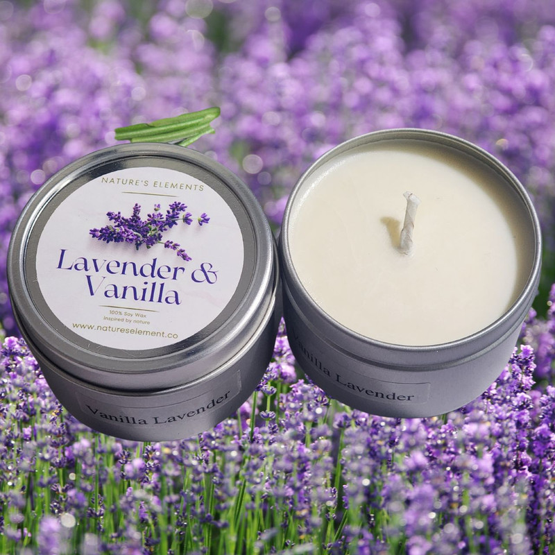 Lavender Vanilla   - a well-balanced blend of herbal lavender and warm vanilla.