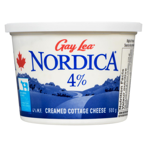 Nordica 4% M F Creamed Cottage Cheese