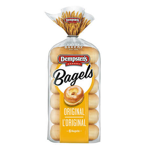 Dempster’s Original Bagels 2 packs of 6