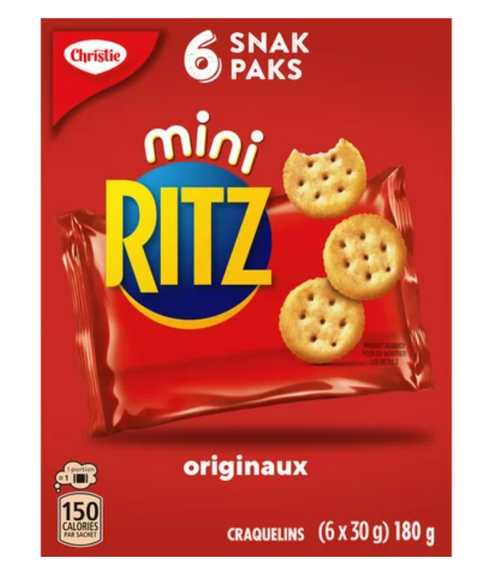 Mini Ritz Snak Paks 6x30gr