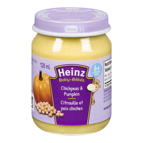 Heinz Baby Chickpeas & Pumpkin 128mL