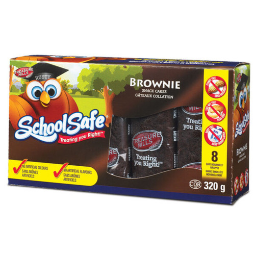 School Safe Brownie Bars 320g