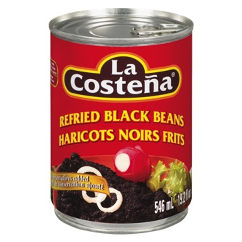 Refried Beans Black Beans 546mL