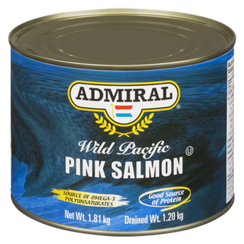 Wild Pacific Pink Salmon in Can 1.81kg