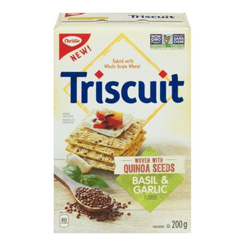 Triscuit Crackers Basil & Garlic with Quinoa Seeds 200g