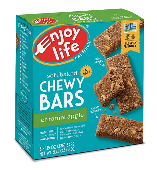 Gluten-Free ENJOY LIFE Caramel Apple Chewy Breakfast Bars 5 Bars