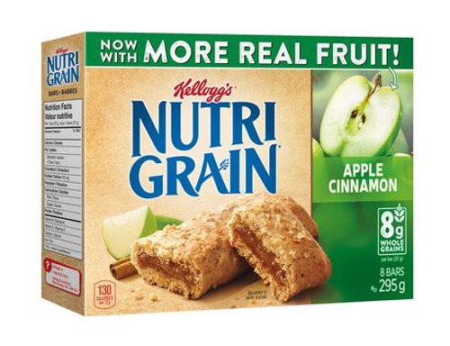 Kellogg's Nutri Grain Cereal Bars - Apple Cinnamon 8 Bars