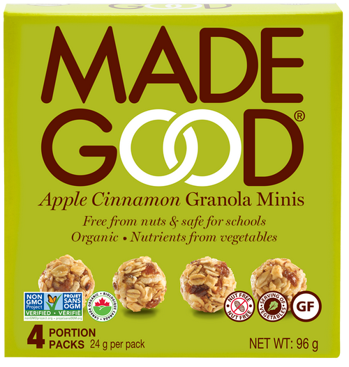 Madegood Granola Minis IW Apple Cinnamon  28 Bars