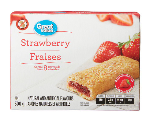 Strawberry Cereal Bars 8 Bars