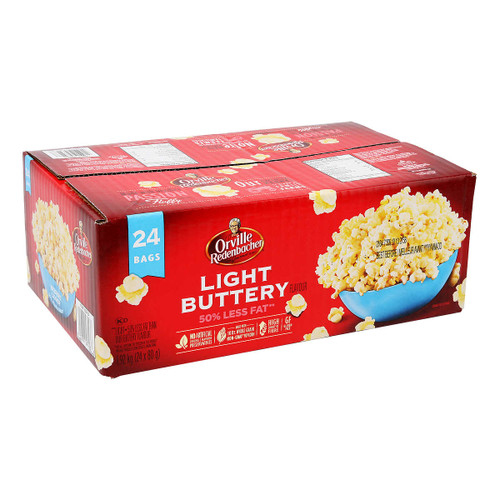 Orville Rendenbacher's Gourmet Light Buttery Popcorn 24x80g