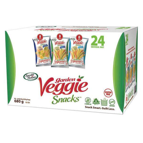 Sensible Portions Garden Veggie Straws Variety Pack 24x28g