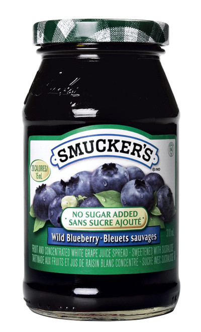 Smucker's No Sugar Added Blueberry 310ml