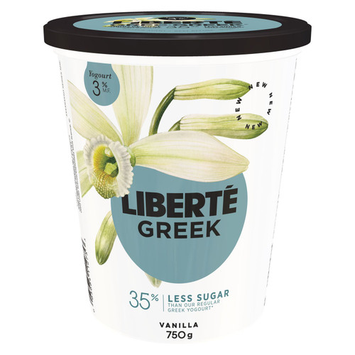 Liberte Greek Yogurt Vanilla 3% 750g