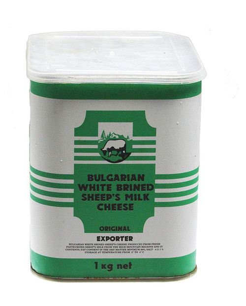 Bulgarian White Brined Sheeps Milk Cheese 1kg