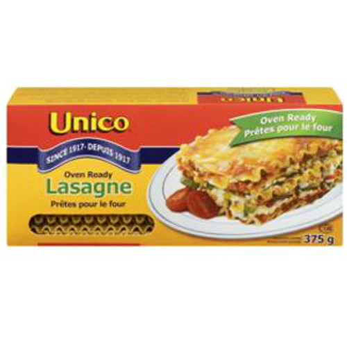 Unico - Lasagna Oven Ready 12x375g