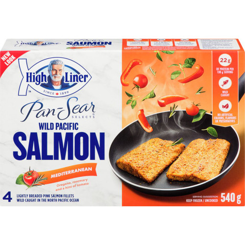 High Liner Pan Sear Selects Salmon, Mediterranean 540g