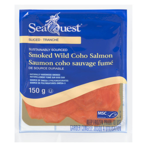 Seaquest Smoked Wild Coho Salmon 150g