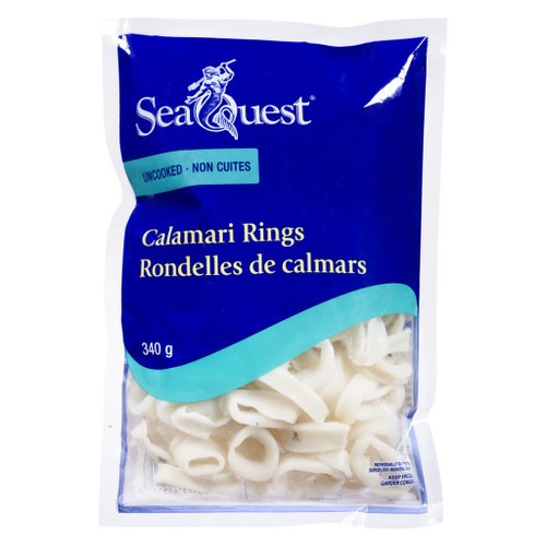 Seaquest Calamari Rings, Uncooked 340g