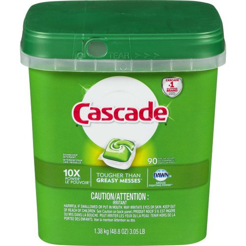 Cascade 2-in-1 ActionPacs with Dawn, Fresh Scent 90 ea