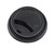 Plastic Dome Lids Black For 8oz Paper Cups 1000/cs