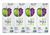 KIJU Organic Apple Grape Fruit Juice Boxes 4x200.0 ml