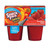 Snack Pack Juicy Gels Reduced Sugar Strawberry Fruit Juice Cups 4 cups 396g