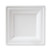 Paper Plate Square White 6.75" 1000/cs