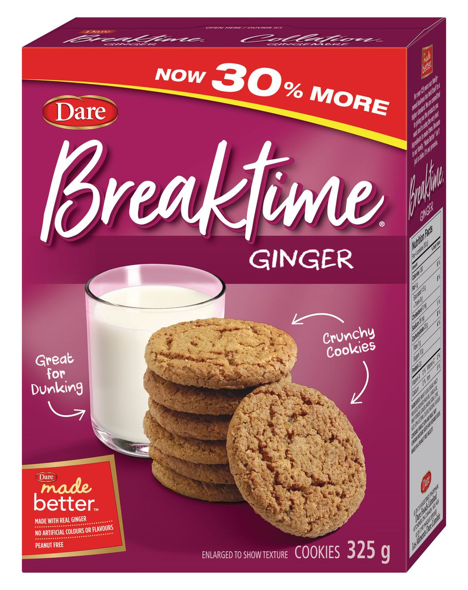 are breaktime ginger cookies gluten free