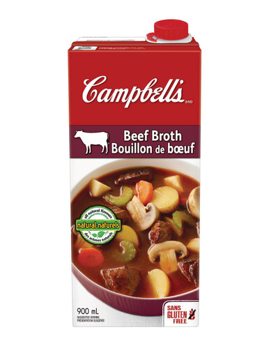 Campbell's Beef Broth 900mL - Majestic Food Service