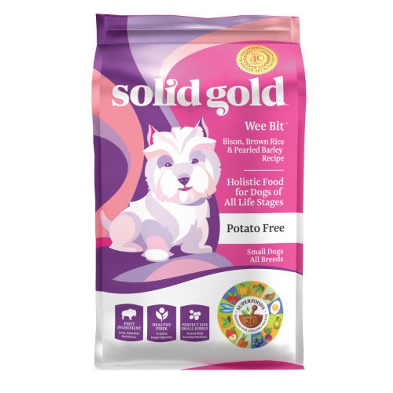 solid gold dog food small breeds