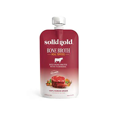 Solid Gold Turkey Bone Broth Dog Food Topper, 8oz.