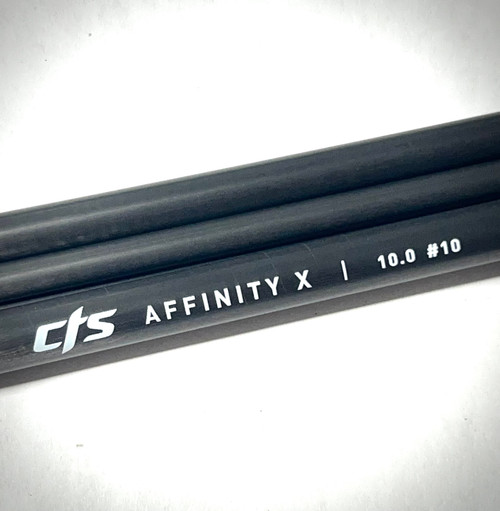 Affinity X 10'0" 10 Weight 4 Piece Rod Blank P2000 Polished Carbon